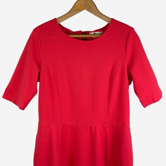 BODEN Ponte Midweight Knit Colorblock Midi Dress Size 12L - Picture 5 of 14